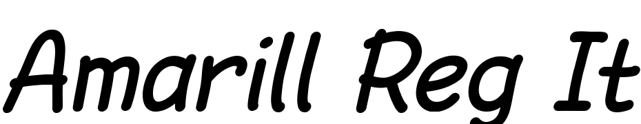 Amarill Reg Italic Yazı tipi ücretsiz indir